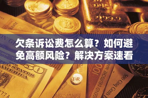 济南欠条诉讼费怎么算？如何避免高额风险？解决方案速看！
