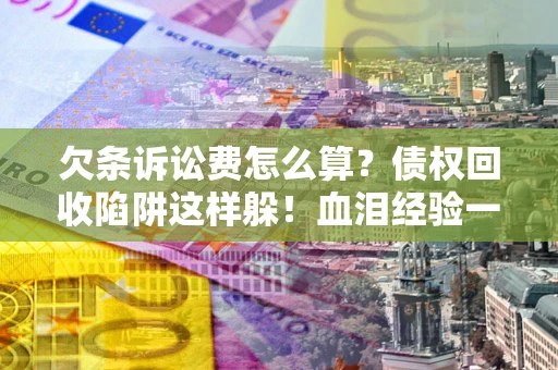 济南欠条诉讼费怎么算？债权回收陷阱这样躲！血泪经验一次讲透