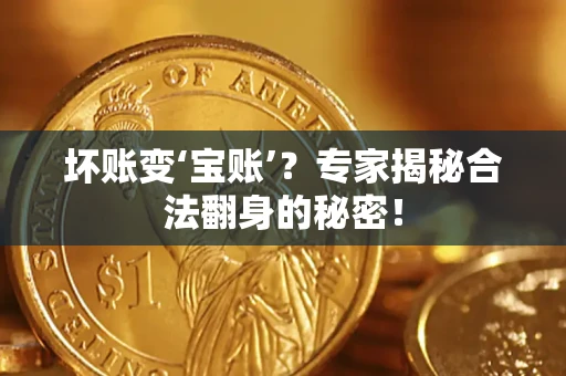 济南坏账变‘宝账’？专家揭秘合法翻身的秘密！