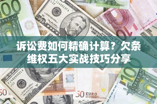 济南诉讼费如何精确计算？欠条维权五大实战技巧分享