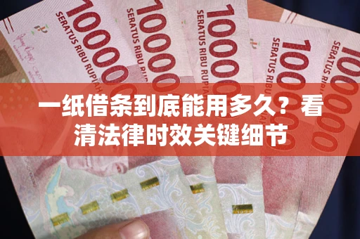 济南一纸借条到底能用多久？看清法律时效关键细节
