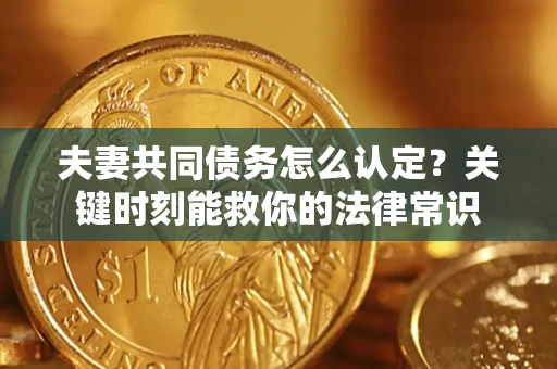 济南夫妻共同债务怎么认定？关键时刻能救你的法律常识